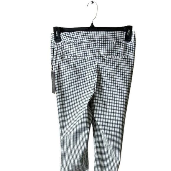 Rachel Zoe Pants Womens 6 Houndstooth Flat Front Stretch Casual Formal Chino NWT - Picture 2 of 12